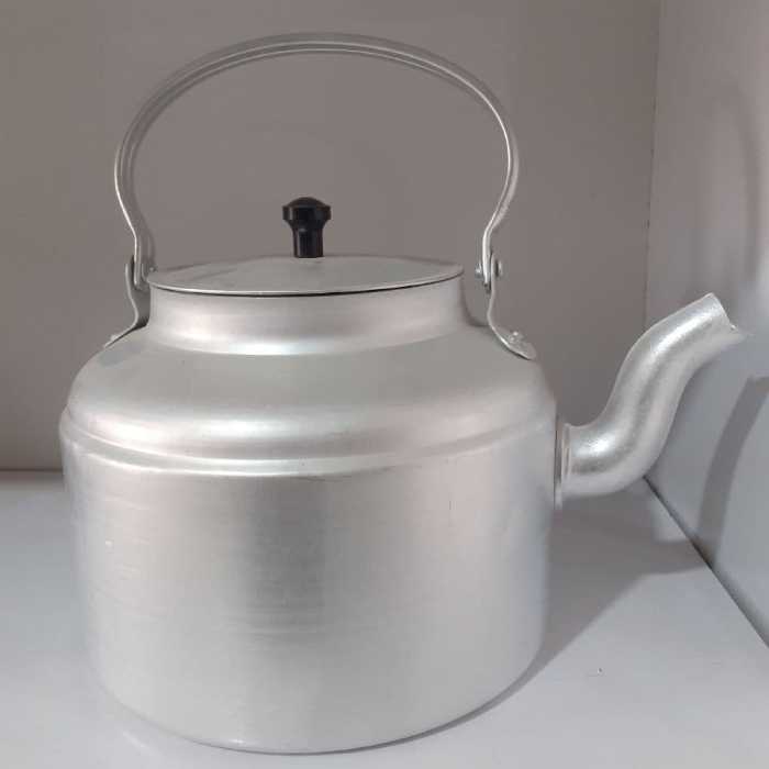 کتری روحی  آلومینیومی حجم 7ونیم لیترآب سفید ورق ضخیم سایز 40 برند معتبر مهتاب باکیفیت 