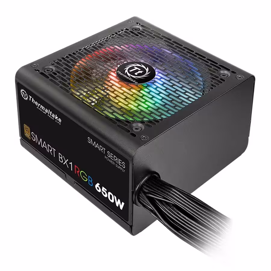 قیمت و خرید پاور کامپیوتر 650 وات ترمالتیک مدل Smart BX1 RGB | یاس ارتباط