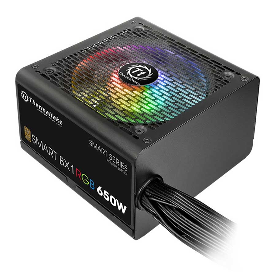 قیمت و خرید پاور کامپیوتر 650 وات ترمالتیک مدل Smart BX1 RGB | یاس ارتباط