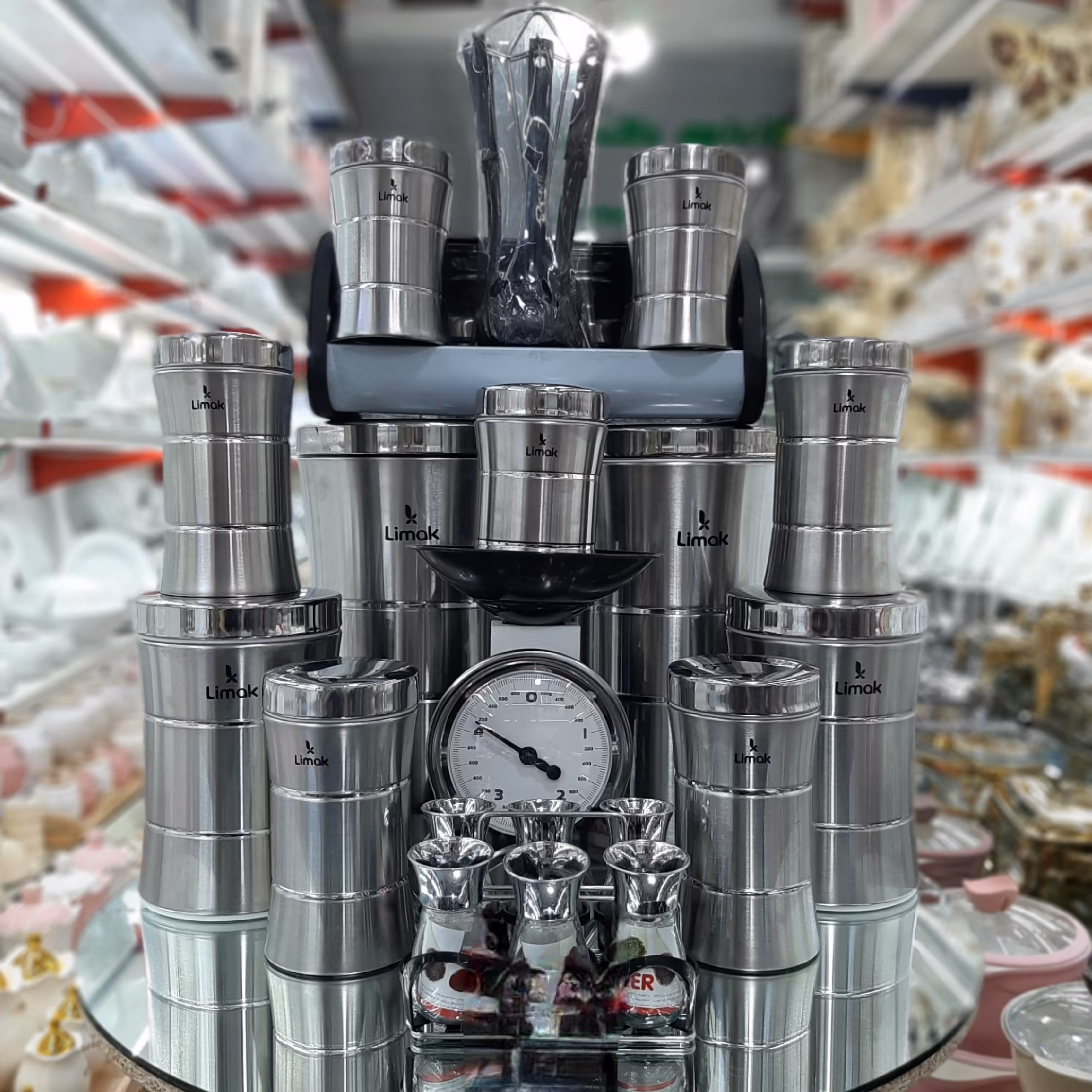 سرویس آشپزخانه تمام استیل 29 پارچه برند لیماک