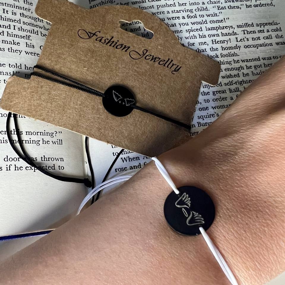 ست دستبند بافت فرشته و شیطان