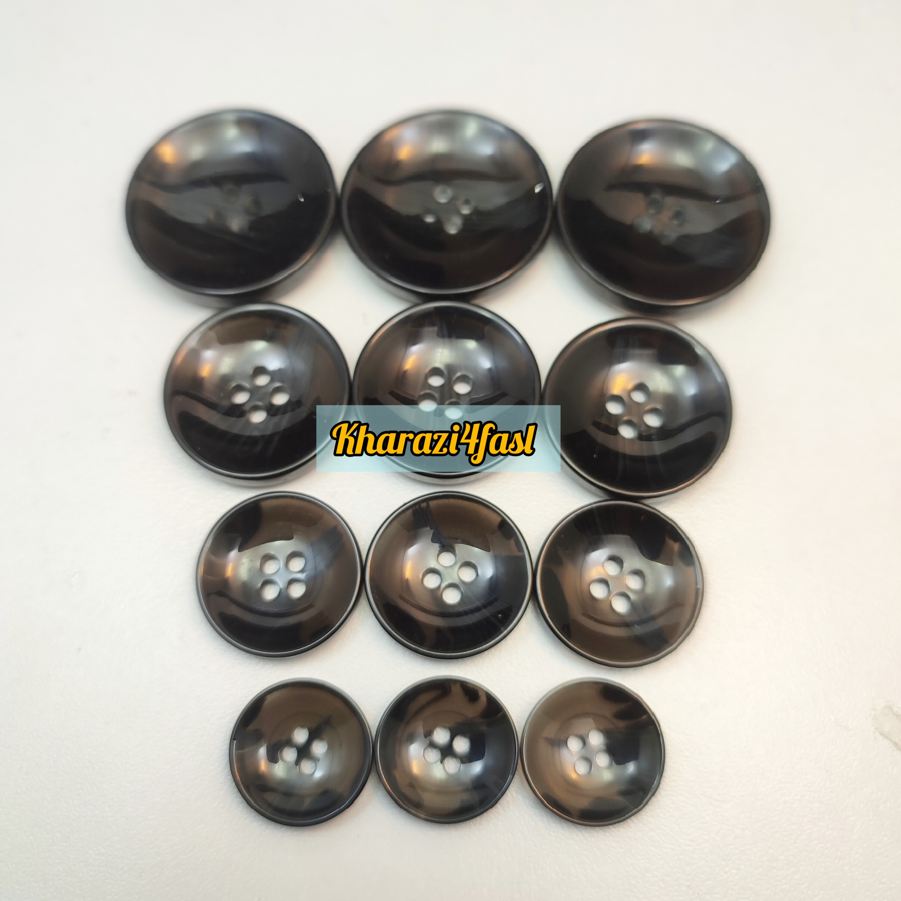 دکمه پالتویی اسپرت کد 443 سایز 15 میلی متر 