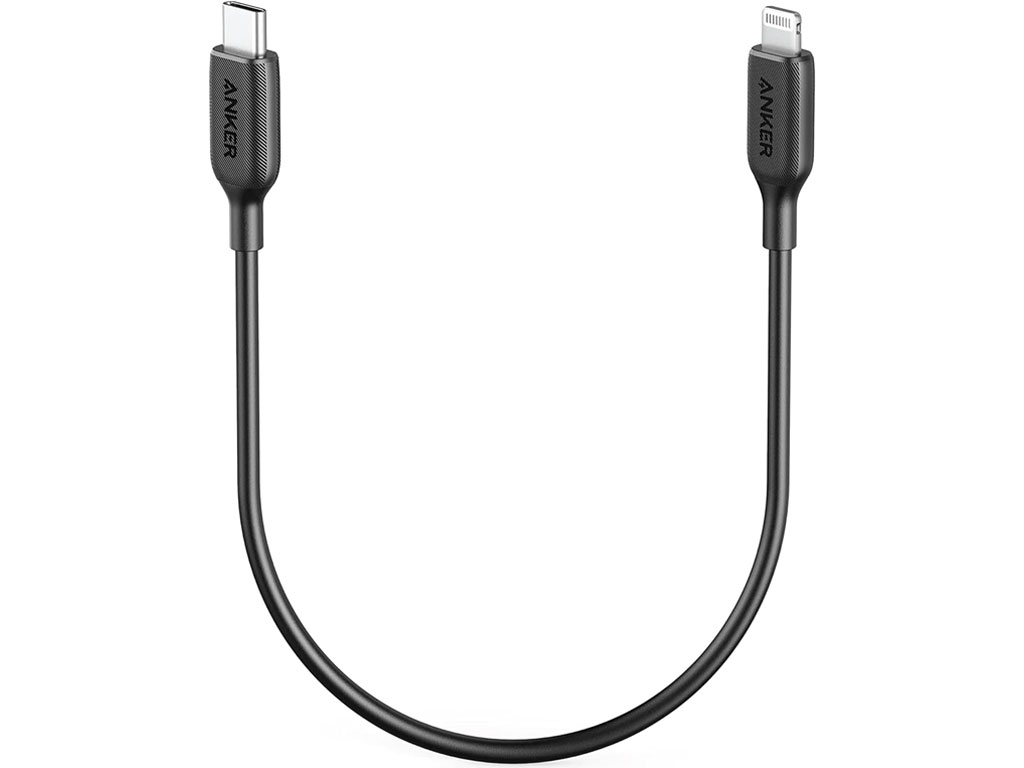 کابل شارژ سریع تایپ سی به لایتنینگ 2.4 آمپر 30 سانتی‌متری انکر Anker USB-C to Lightning Cable 20W A8831H11