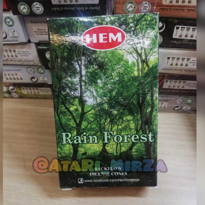 عود هندی  آبشاری هم رایحه جنگل بارانی  بسته 10 عددی. باران rain forest 