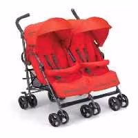 کالسکه دوقلوی عصایی برند کم قرمز Cam Twin Flip Red