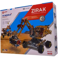  بازی ساختنی های فلزی زیرک 40 مدل بازی علمی آموزشی مهندسی مناسب بالای 7سال