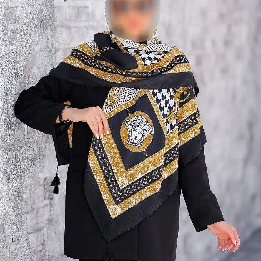 روسری ترند
جنس نخی دور دوخت منگوله دار