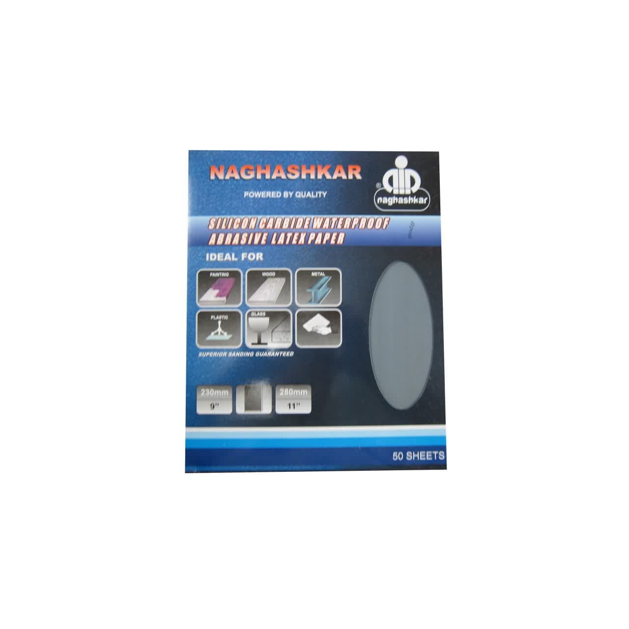 سنباده پوست آب چینی 3000 پشت آبی مارک نقاش کار