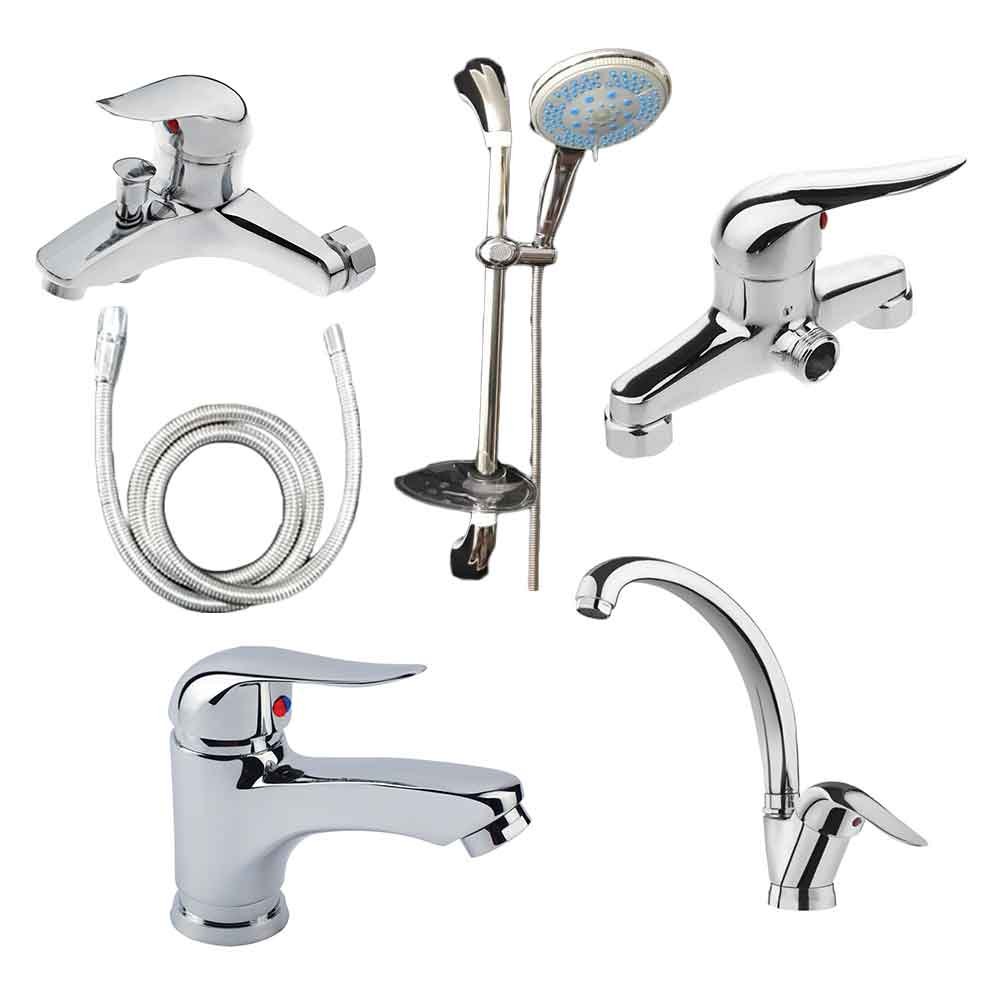 ست شیرآلات ارزان قیمت مجموعه 6 عددی