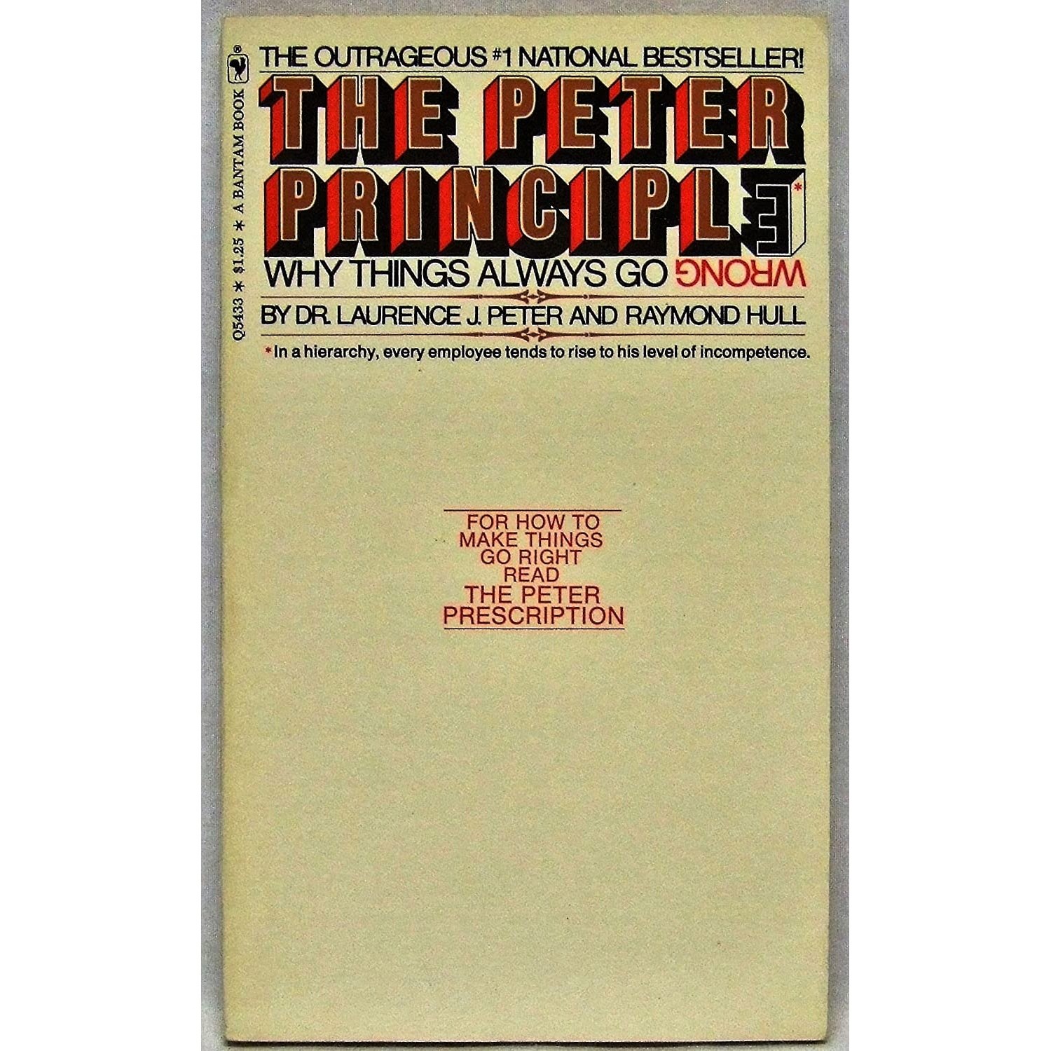 کتاب زبان اصلی The Peter Principle اثر Laurence J PeterRaymond Hull