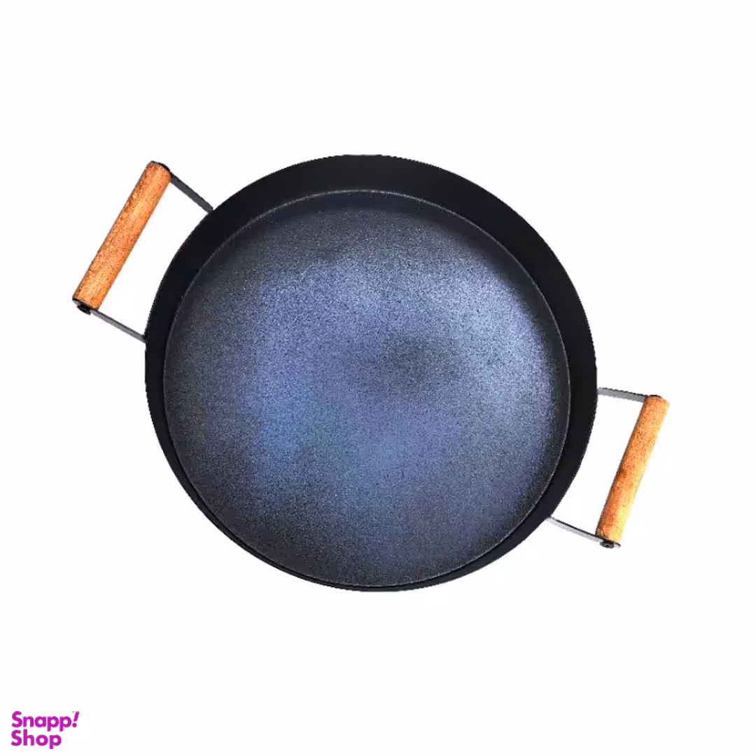 سینی سرو مدل دسته چوبی یک عدد