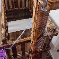 گهواره نوزادی 2 تکه از جنس نراد و ام دی اف 