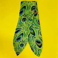 دستمال گردن طرح پر طاووس - کد 101