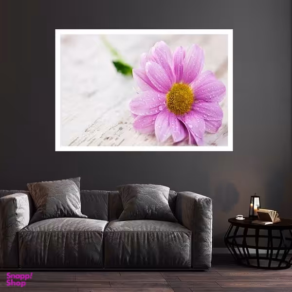 تابلو بکلیت طرح طبیعت و گل مدل قاب شاسی W-s8566