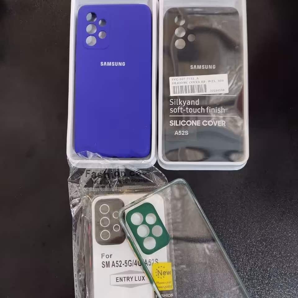 گارد گوشی A52s ، ارسال رایگان ، سیلیکونی و شیشه ای ، جنس اورجینال