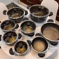 سرویس قابلمه 14 پارچه برند کوشا داخل زنبوری