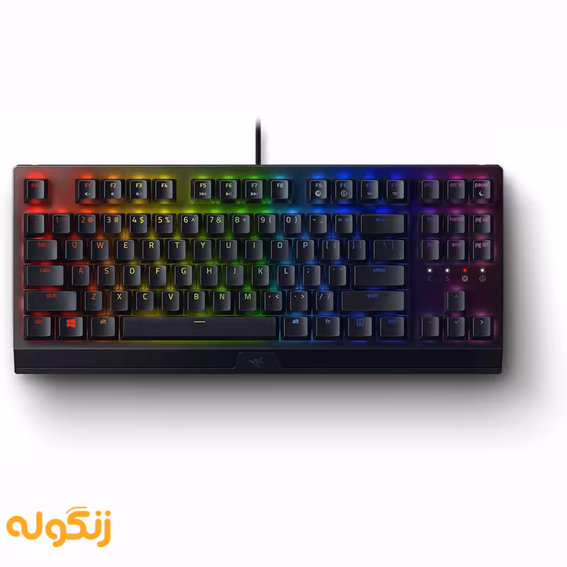 کیبورد گیمینگ Razer Keyboard BlackWidow V3 Tenkeyless (Yellow Switch) - زنگوله