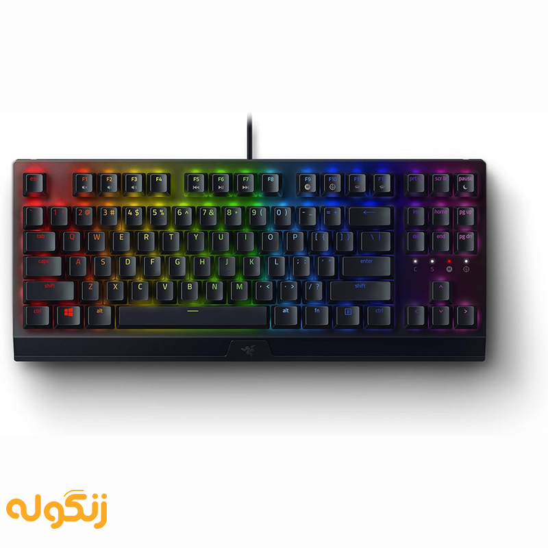 کیبورد گیمینگ Razer Keyboard BlackWidow V3 Tenkeyless (Yellow Switch) - زنگوله