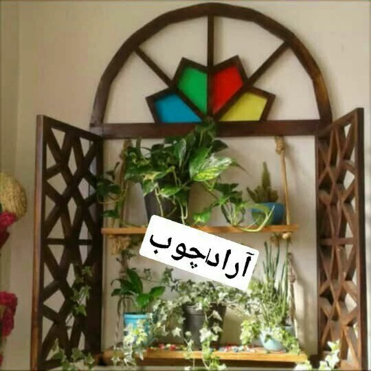 استند گل پنجره گره چینی سنتی