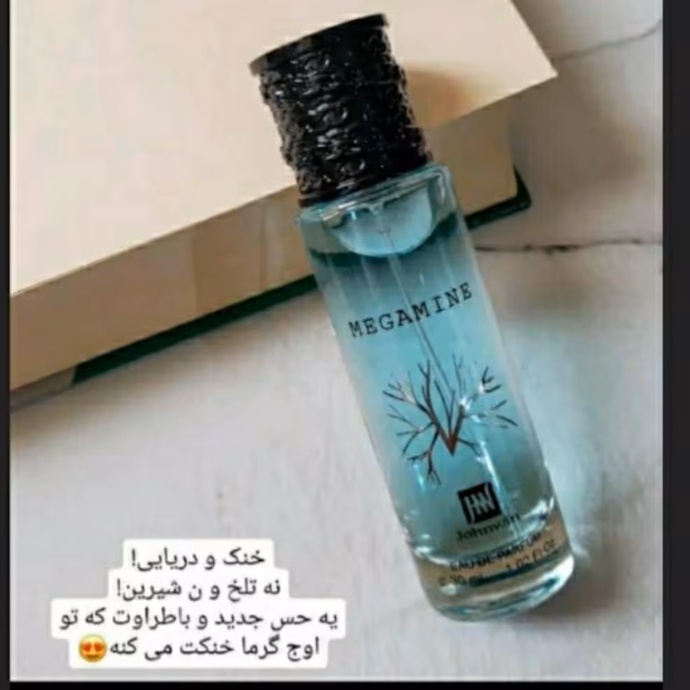 ادکلن مگامار برند جانوین 30میل اسپرت زنانه و مردانه رایحه خنک و دریایی ن تلخ و ن شیرین  یه حس جدید با ماندگاری بالا