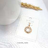 مدال نگین دار طرح خورشید ژوپینگ کدM31