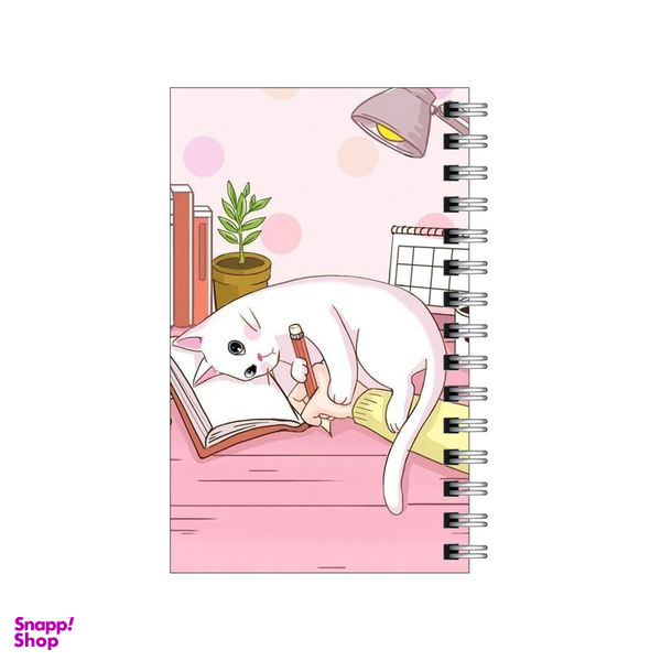 دفترچه یادداشت مدل to do list طرح گربه و نویسنده کد 0762117