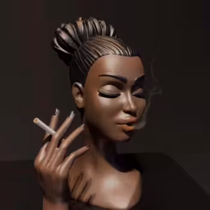 جاعودی مدل لیدی سیگاری