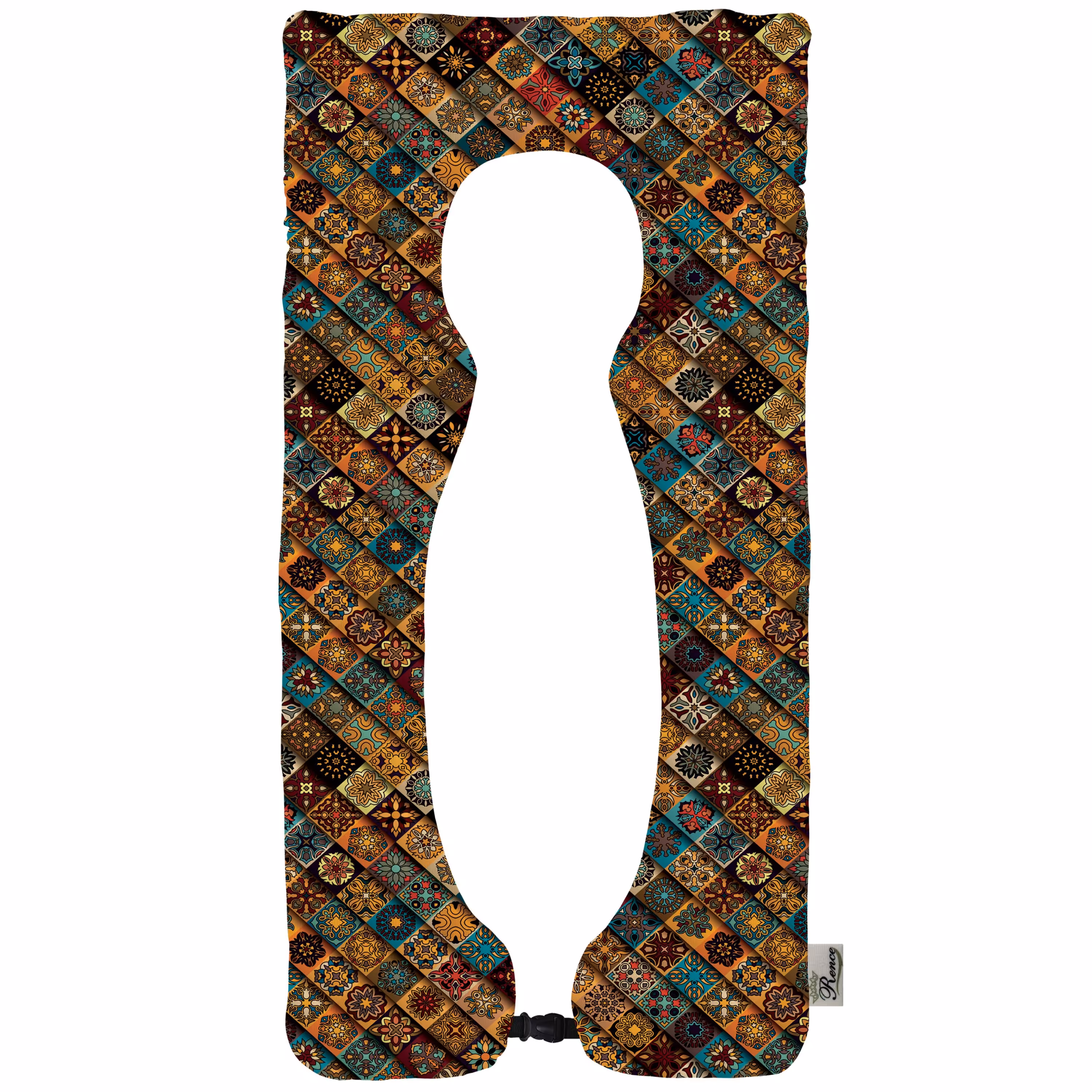 بالش بارداری یو شکل دو رو چاپ طرح سنتی مدل P5-524 سایز 150x70