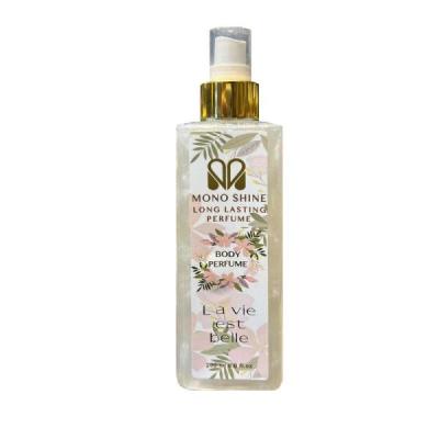 بادی اسپلش زنانه مونو شاین مدل Lavie est belle حجم 250 میلی لیتر