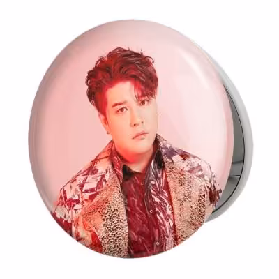 آینه جیبی خندالو طرح شیندونگ گروه سوپر جونیور Super Junior مدل تاشو کد 12164