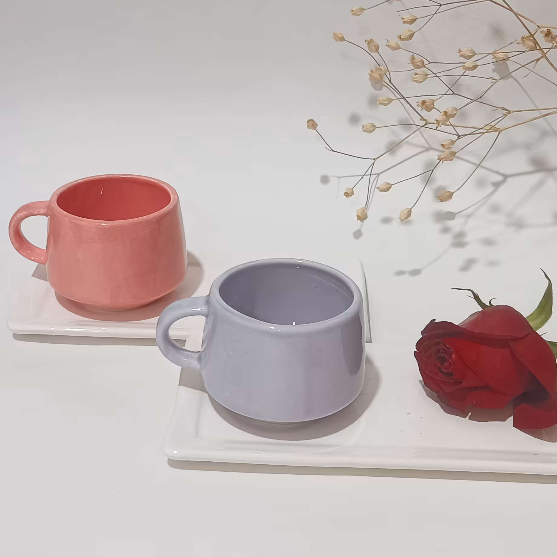 بشقاب و فنجون سرامیکی