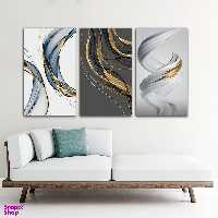 تابلو شاسی بکلیت طرح کلاسیک و فانتزی مدل SH-632 مجموعه 3 عددی