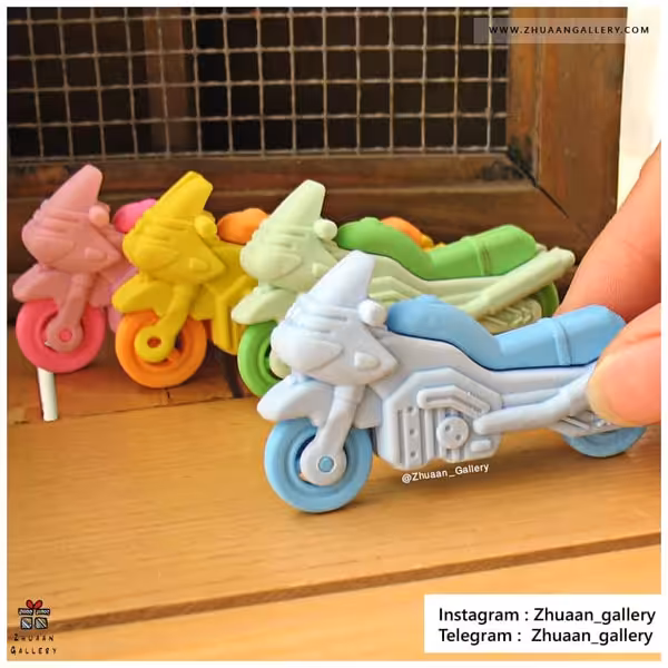 پاک کن مدل موتورسیکلت