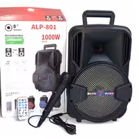 اسپیکر بلوتوثی قابل حمل مدل ALP-801