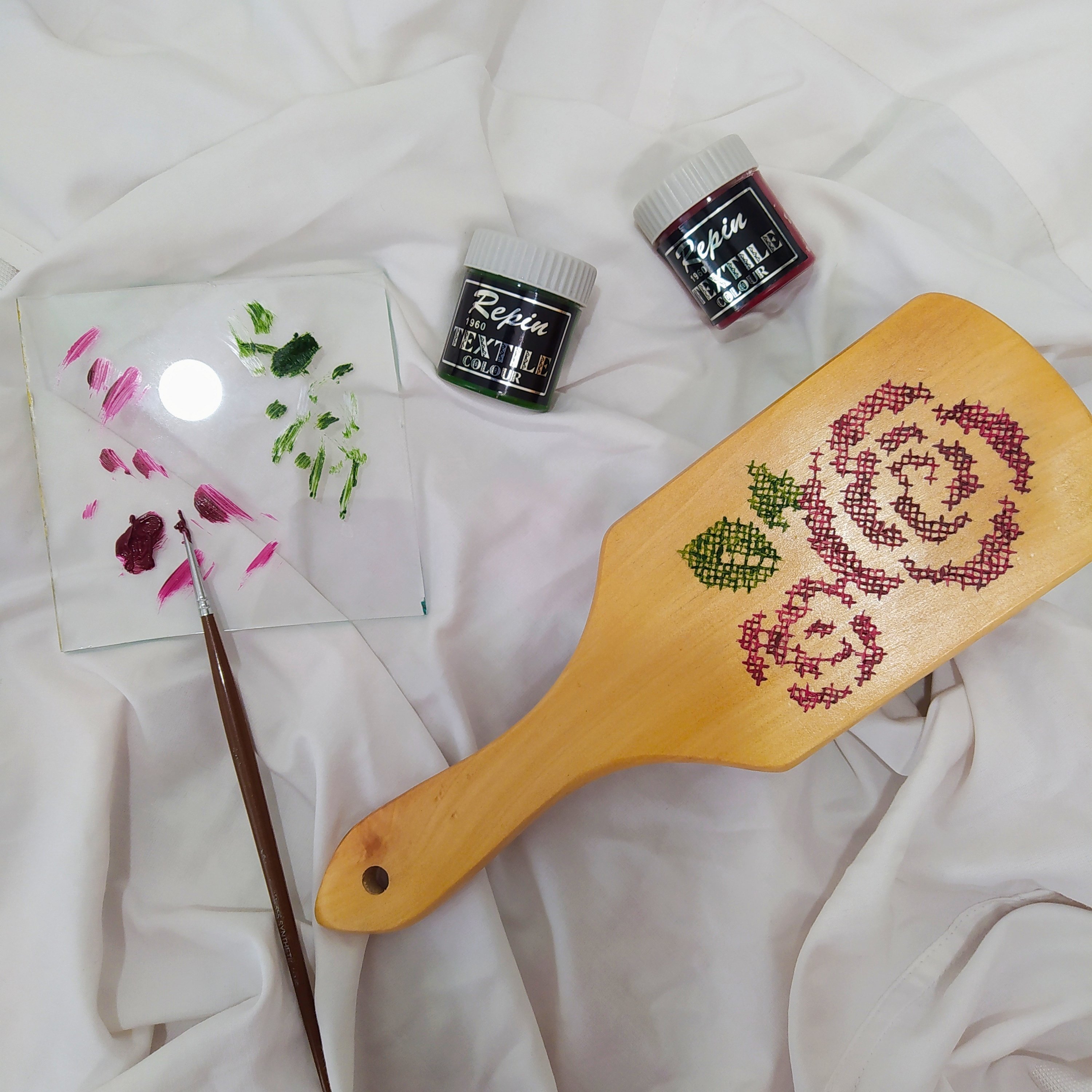 برس چوبی، مناسب برای پیشگیری از موخوره با طرح شماره دوزی