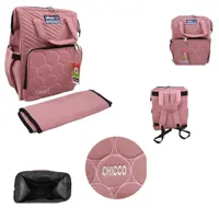 ساک لوازم نوزاد کوله ای chicco گلدوزی 

