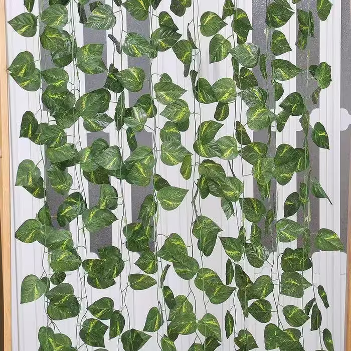 گل مصنوعی مدل ریسه برگ طرح پتوس