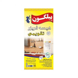 کیسه فریزر تقویمی سلفونی چسبی پیلگون 100 عددی 25×35 | فروشگاه اینترنتی تاتا کالا