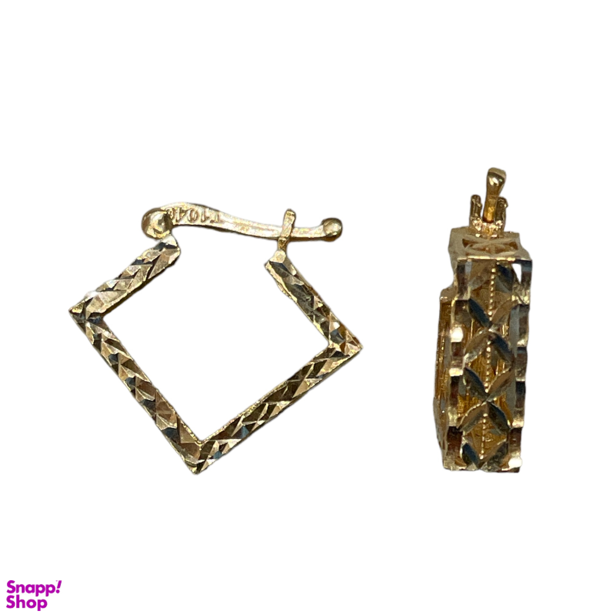 گوشواره طلا 18 عیار زنانه کد 549