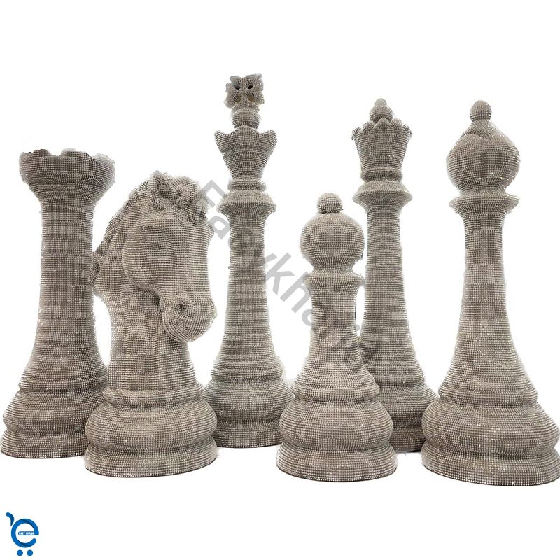 مجسمه مهره شطرنج نگین دار