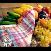 دستمال نخی مارال  بسته دوتایی سایز 50در 50طرح چهار خانه با آبگیری بالا 