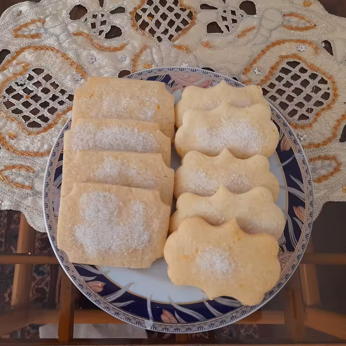 کوکی کره ای  شکری به وزن خالص 500گرم تهیه شده توسط بنده صاحب غرفه خانه شیرینی 