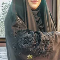 چادر عربی عبا اصیل (جده) گلدوزی جواهردوزی