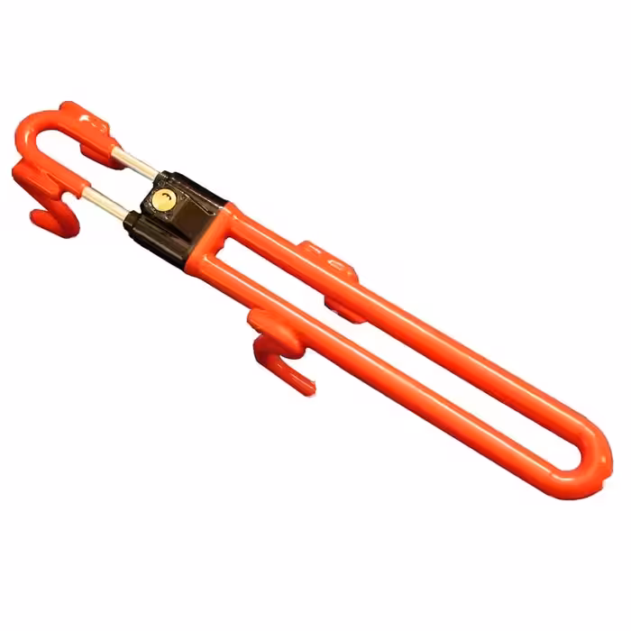 قفل فرمان  چنگکی دوبل ساده و دسته دار