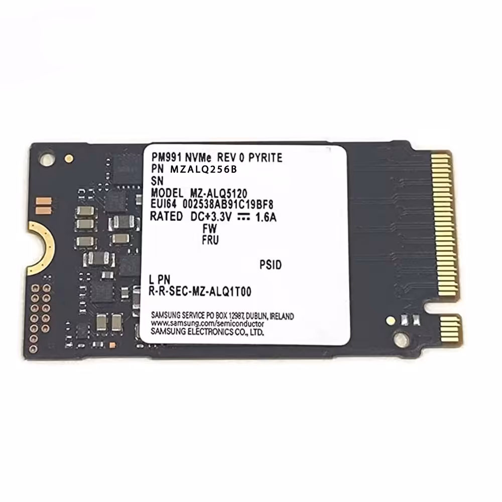 اس اس دی سایز 2242 سامسونگ مدل Samsung SSD 256GB PM991