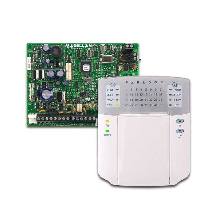 کنترل پنل دزدگیر اماکن پارادوکس سری ماژولان مدل MG5000 به همراه کی پد