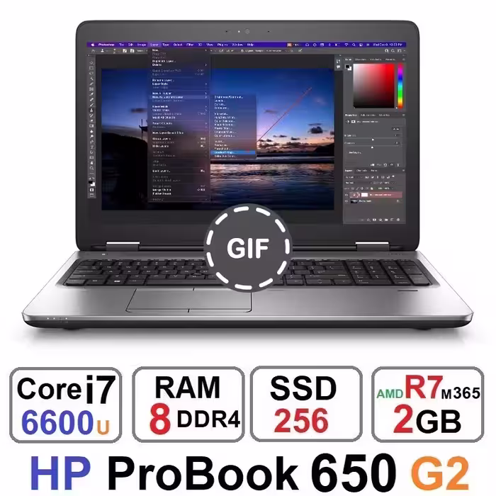 لپ تاپ اچ پی HP ProBook 650 G2 Core i7 6600u رم 8 گیگ