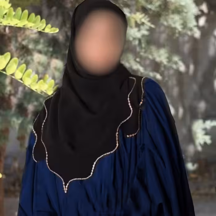 روسری مشکی نگیندار