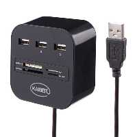 هاب و رم ریدر USB2 کایزر مدل KH-14 COMBO