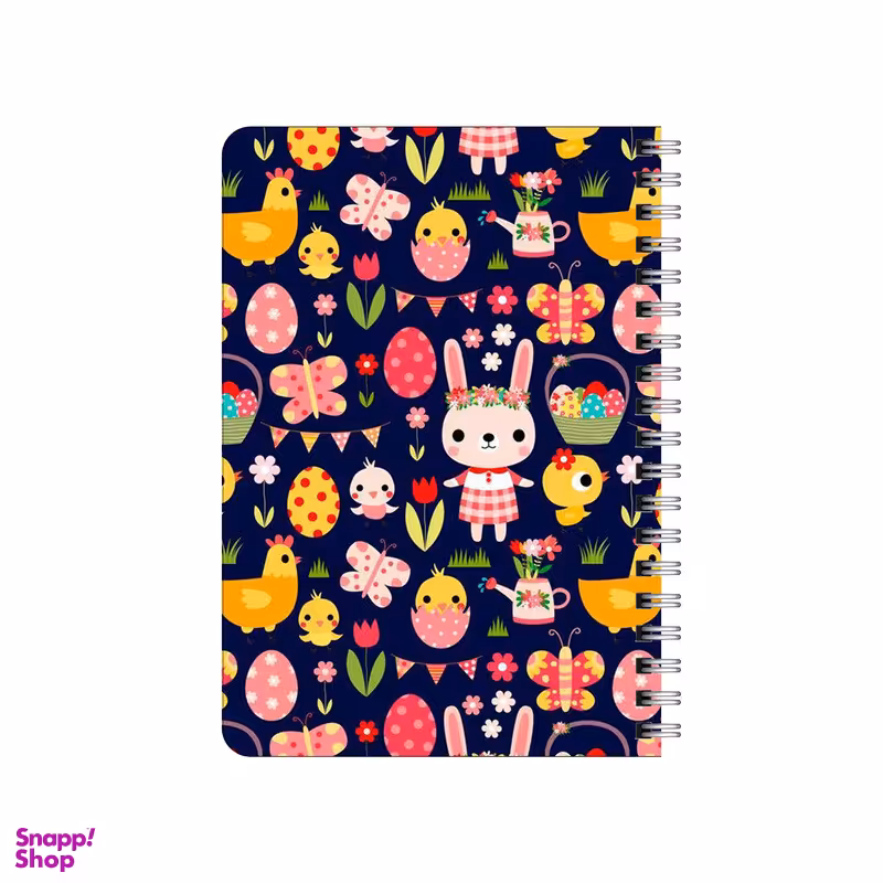 دفترچه یادداشت بامبیلیپ مدل چوبی طرح خرگوش و مرغ و جوجه کد 5050216